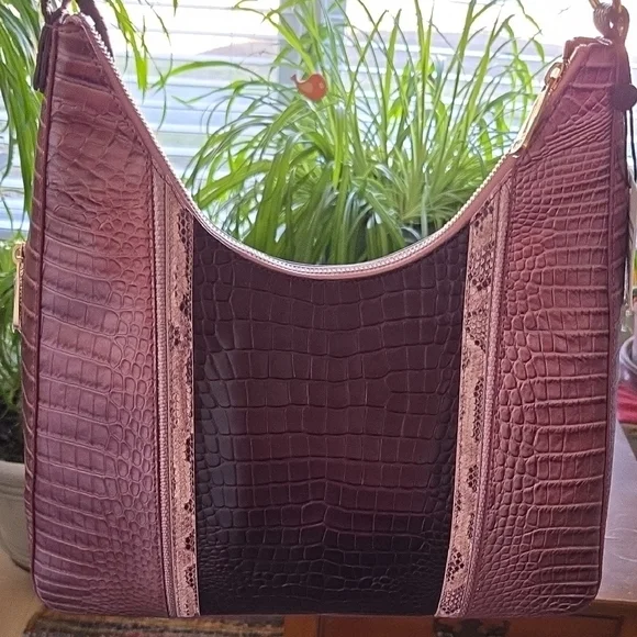 Brahmin Tabitha Shoulder Bag in Mellow Rose Jessamine. NWT RARE - Picture 16 of 16